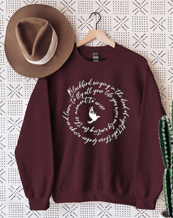 Blackbird Singing In The Dead Of Night Hippie T-Shirt Gift Blackbird Singing In The Dead Of Night Hippie T-Shirt Gift
