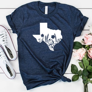 Texas Shirt, Texas Floral Shirt, Womens Texas Shirt, Ladies Texas Shirt ...