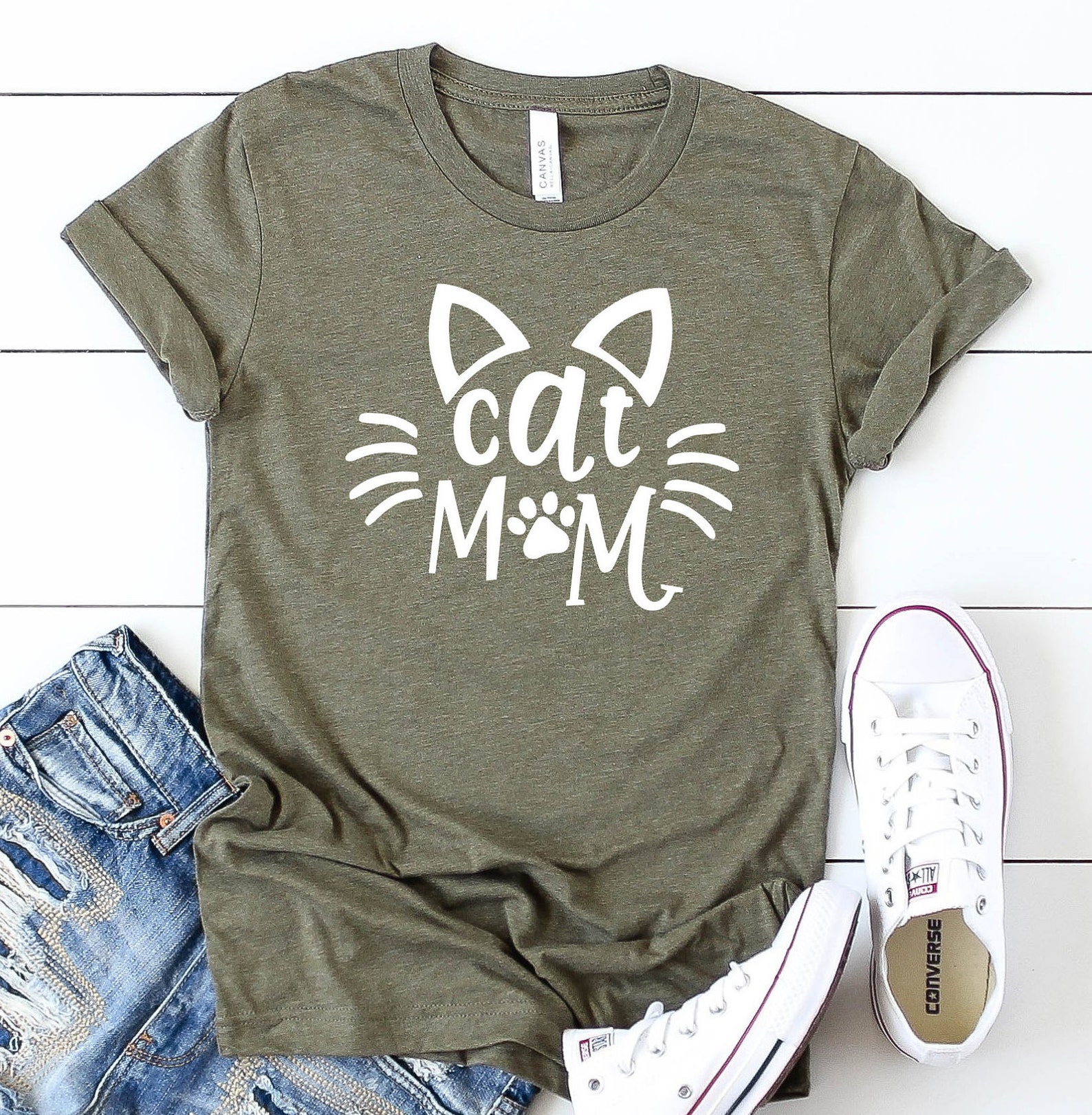 Cat Mama Shirt Cat Mom Shirt Cat Shirt Cat Lover - Etsy