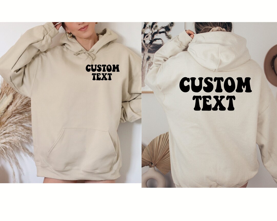 Personalized Add Your Text Image Front And Back Mens V | INDIA