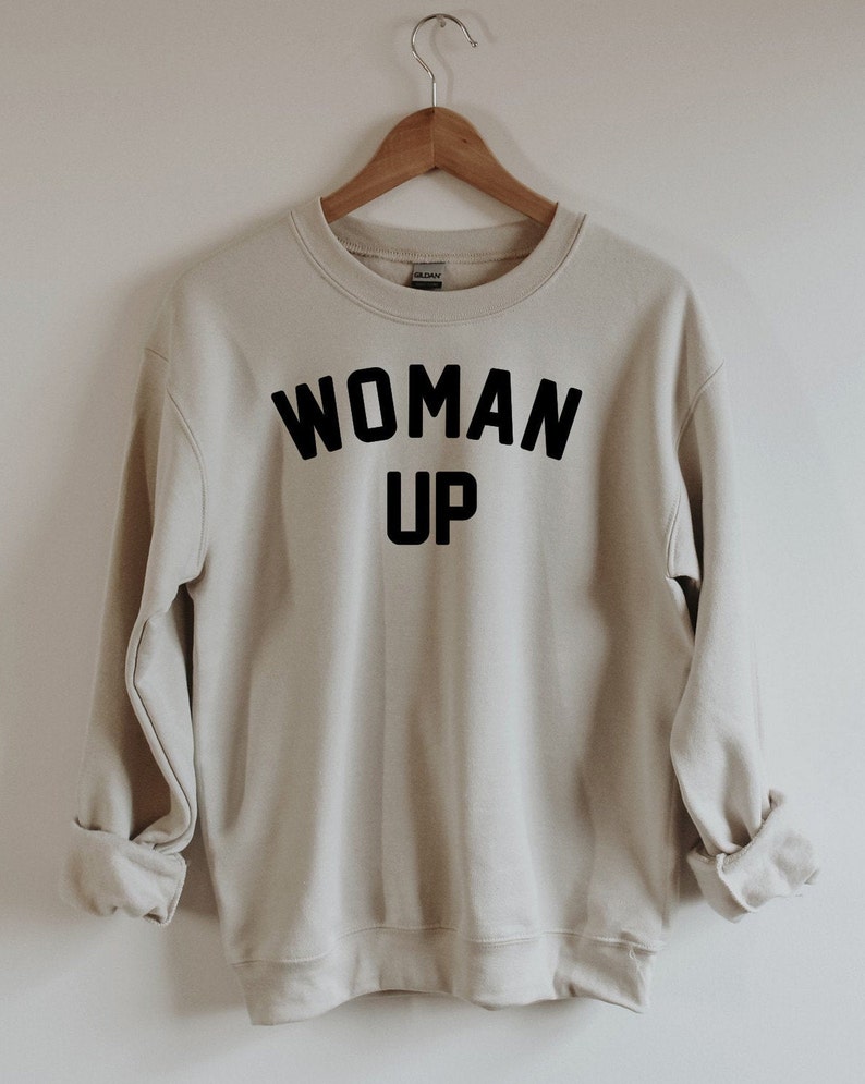 Woman Up T-shirt Feminist Woman Up Shirt Strong Woman Shirt Girl Power Shirt International Womens Day Month Gift Tee Shirt Sweatshirt Tote image 3