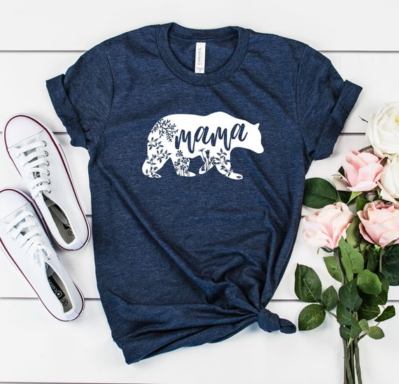Mama Bear Shirt Mama Bear T-shirt Mama Bear Shirts Mom | Etsy