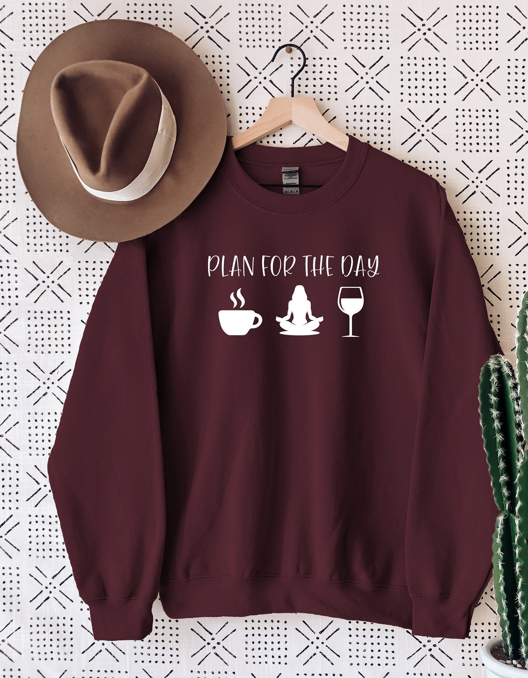 coffee yoga wine shirt
