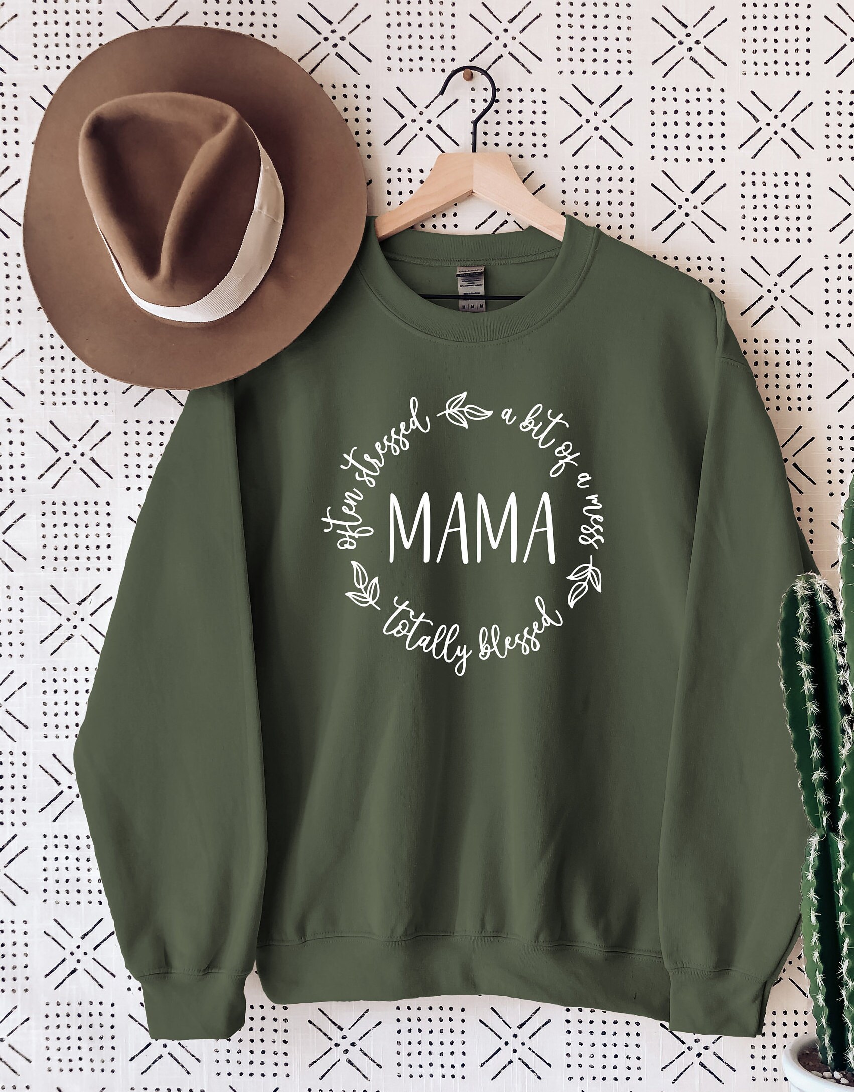 Blessed Mama Sweatshirt - Etsy