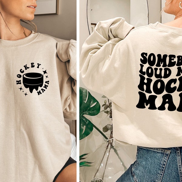 Hockey Mom Sweatshirt, Hockey Mama Mom Shirt, Game Day Sweatshirt, Hockey Mom Jersey, Mom Sweatshirt, Hockey Shirt, Hockey Lover Gift