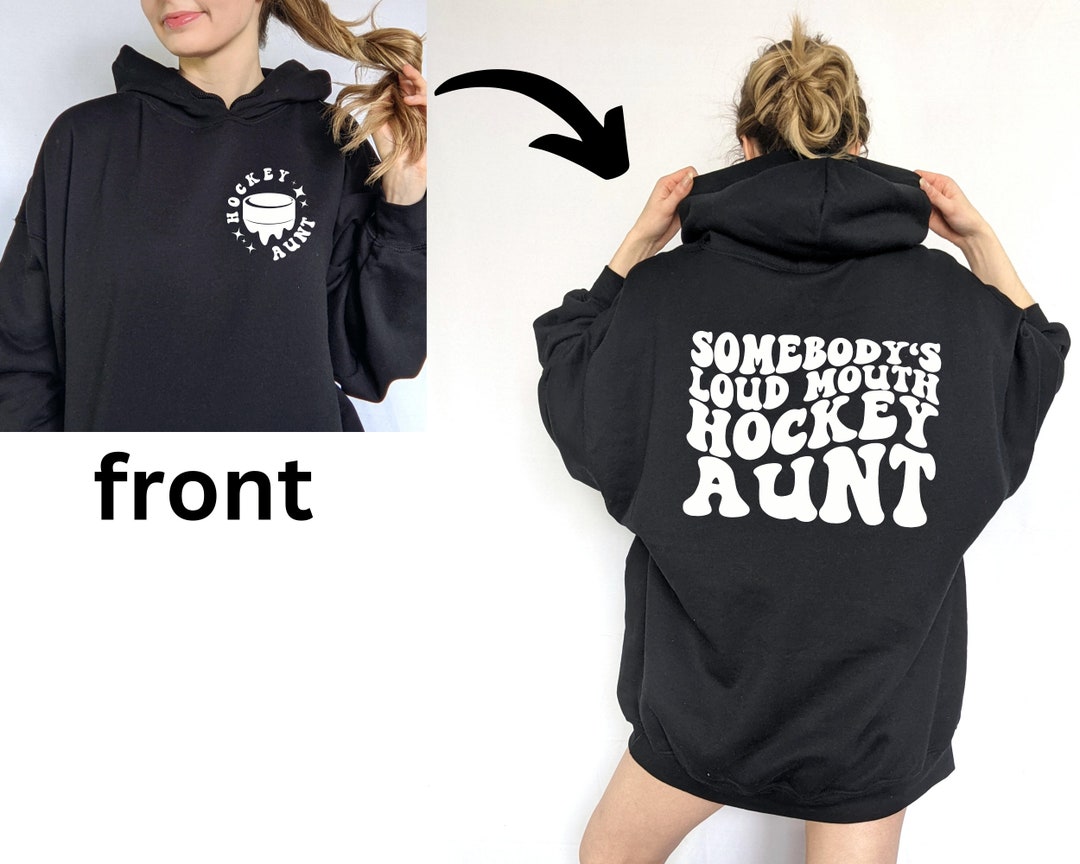 Hockey Aunt Hoodie, Hockey Sweater, Aunt Hoodie, Love Hockey Gift