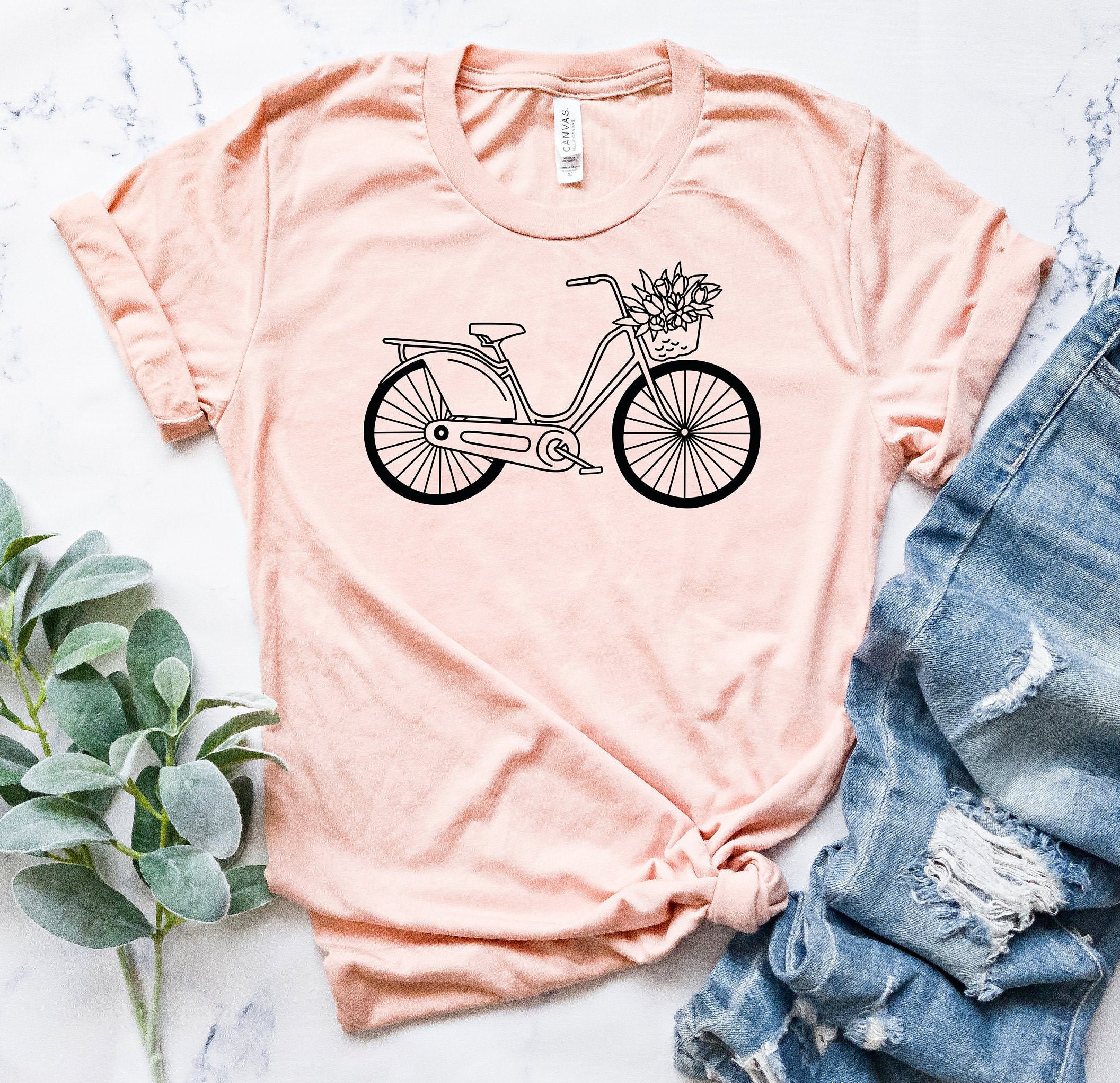 Cute Womens Biking T-Shirt Shirt for biking Cycling Gift | Etsy