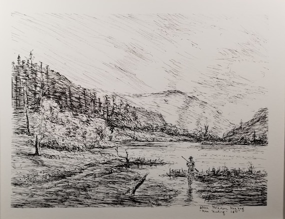 Fountain pen drawing deals