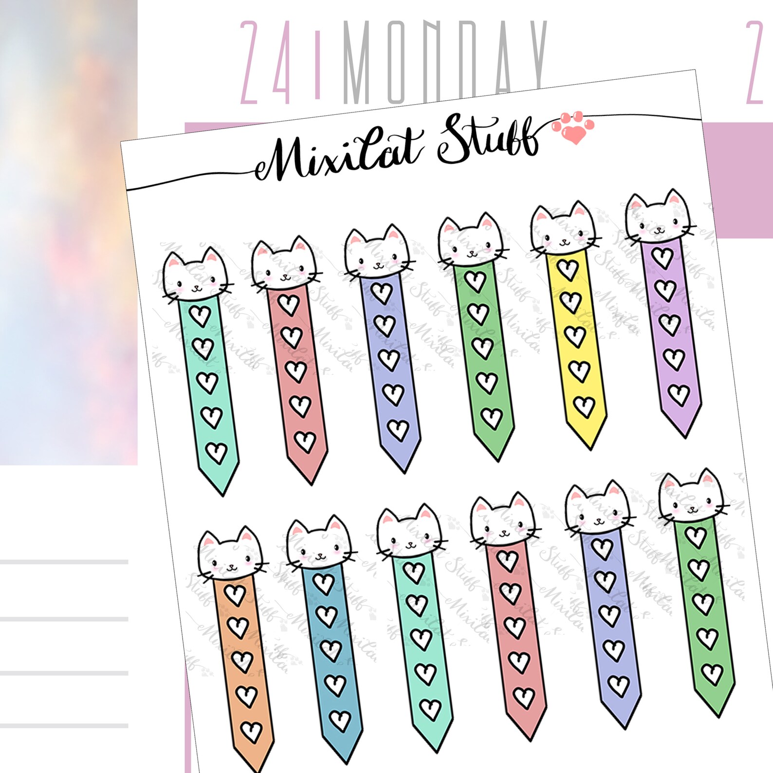 Check List Stickers Planner Stickers Journal Stickers - Etsy