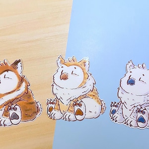 Adhesivo de vinilo laminado para juegos de mesa Owlbear de grado B