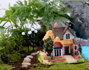 Latex Mould for making this Flowered Roof Fairy House