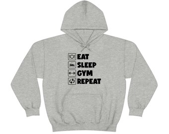 Quotes Gym Hoodies - Etsy