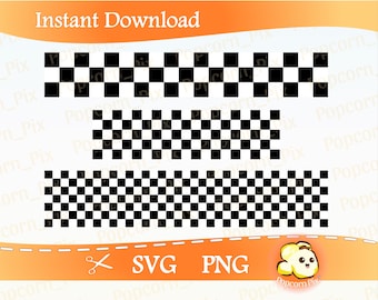 Checkered Background Pattern SVG, Racing Finish Line Cricut cut file, Car theme printable PNG