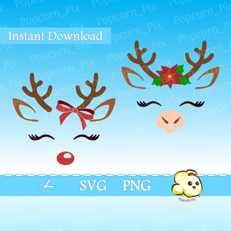 Download Christmas Clearance Rudolph Png Reindeer Face Svg Antlers Clip Art Clip Art Art Collectibles Vadel Com