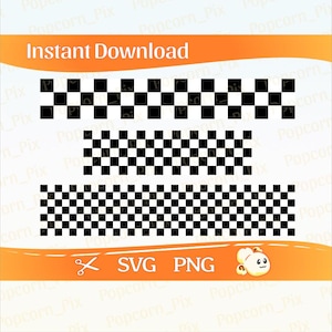 Checkered Background Pattern SVG, Racing Finish Line Cricut cut file, Car theme printable PNG