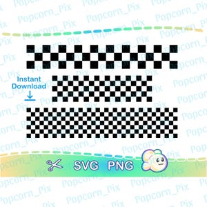 Checkered Background Pattern SVG, Racing Finish Line Cricut cut file, Car theme printable PNG