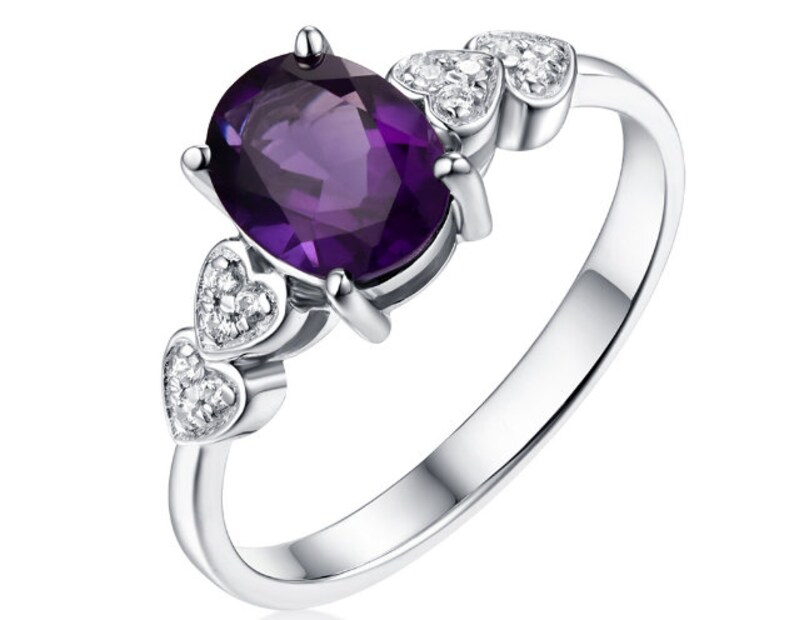 Amethyst Ring925 Sterling SilverAmethyst RingsAmethyst StoneWedding GiftGiftDainty ringGift for WomenBridesmaid GiftRing For gift