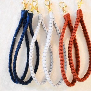Macramé Keychain Wristlet