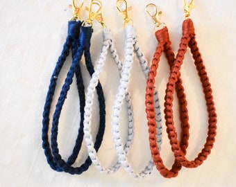 Macramé Keychain Wristlet
