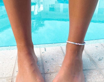 Multi Disc Bead Anklet