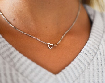 Gold and Silver Link Necklace-Sterling Silver