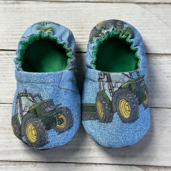 Clothes Girl John Deere Baby Boy's Sherpa-Lined Slippers Non - Main Image