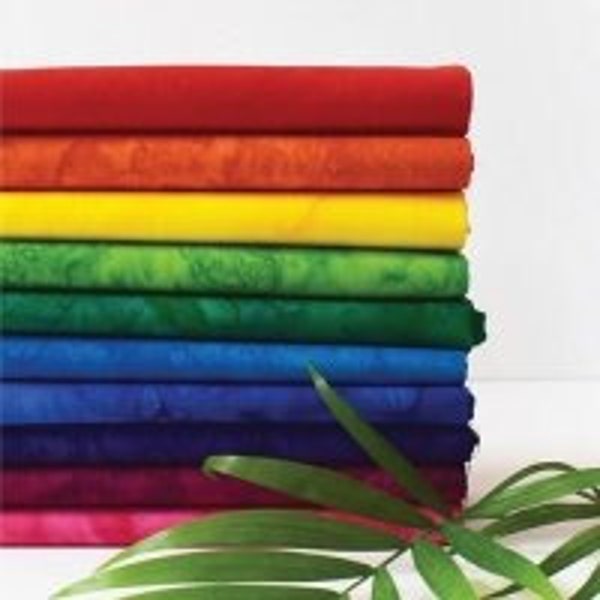 Rainbow  - Lava Batik Fat Quarter Bundle by Anthology