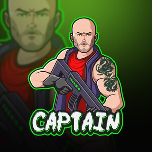 Custom Professional Gaming Mascot Logo Design For Twitch, Esports, Youtube, Streaming, Team, Or Any Project