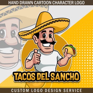 Custom Premium Mascot Logo, Modern Logo, Caricature Logo, Character Logo, Avatar Logo, Chef Cartoon Logo Design, Business Logo Character