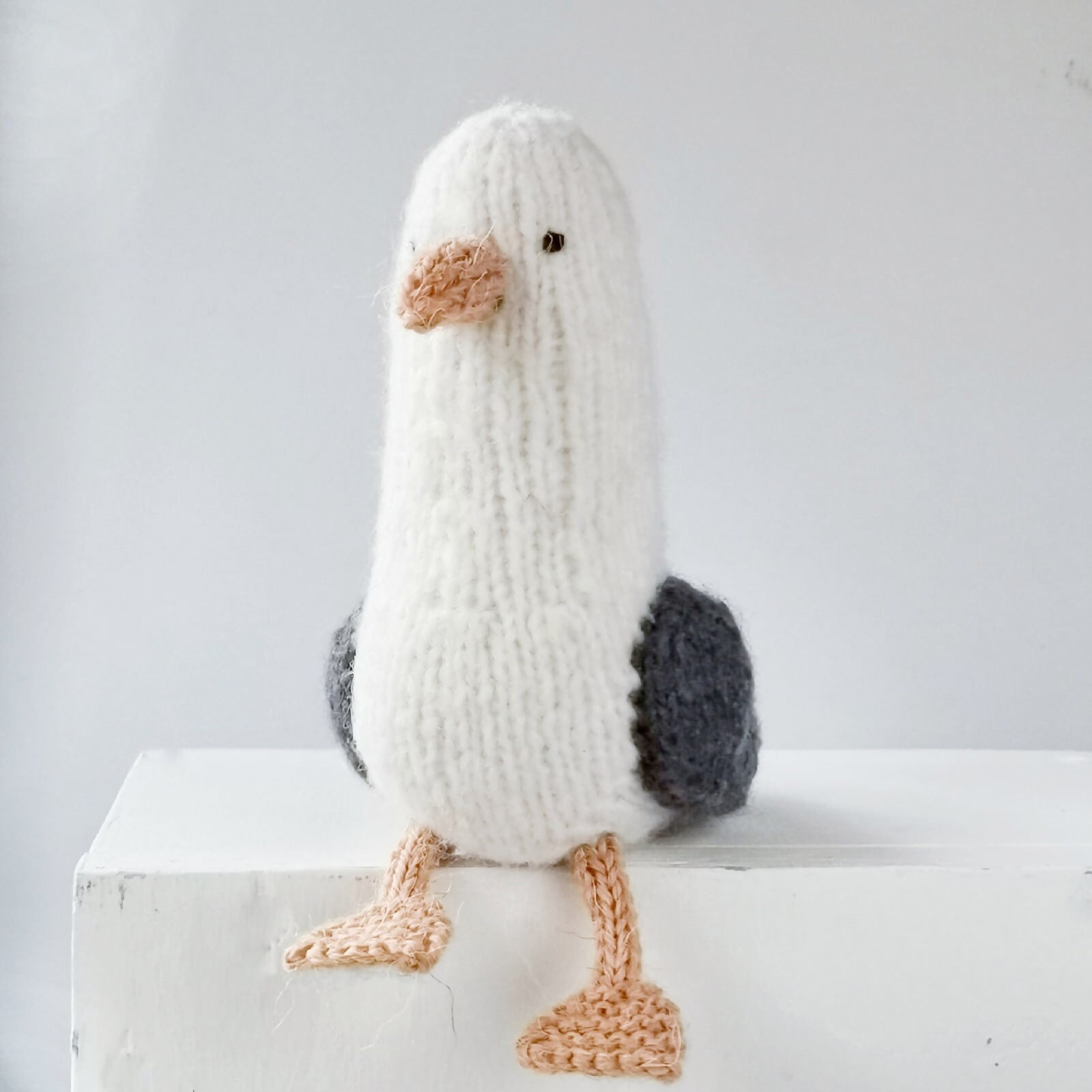 Seagull knitting pattern Amigurumi bird pattern Animal toy Etsy
