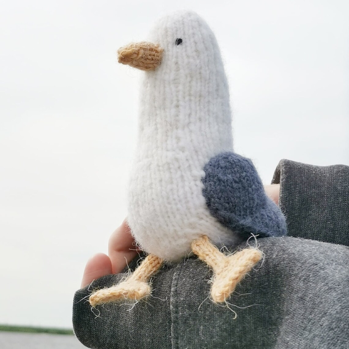 Seagull knitting pattern Amigurumi bird pattern Animal toy Etsy