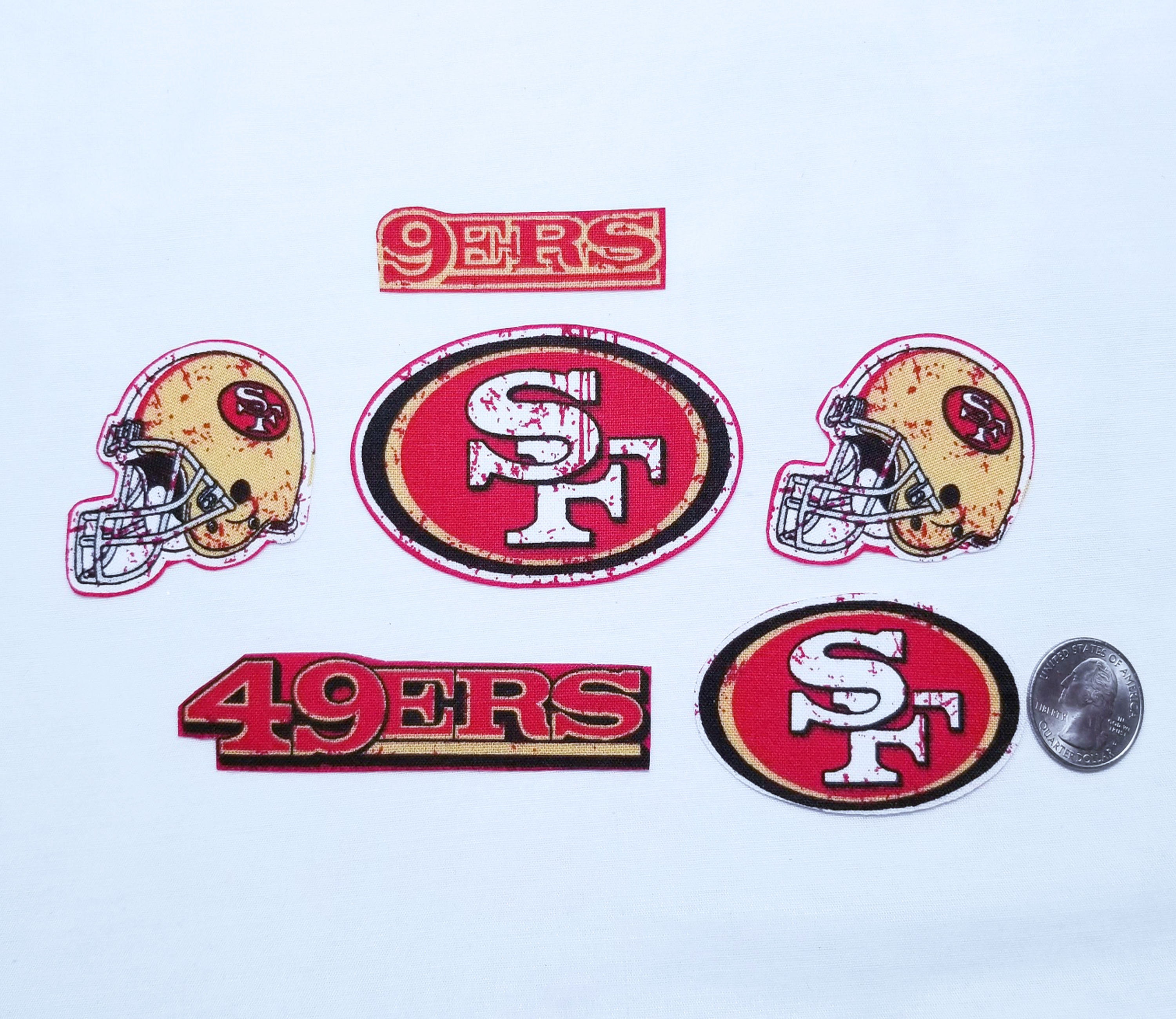 San Francisco 49ers 49'ers NFL NFL Football Embroidered Iron On Patch