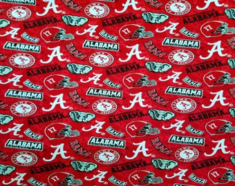 University of Alabama Fabric | Etsy