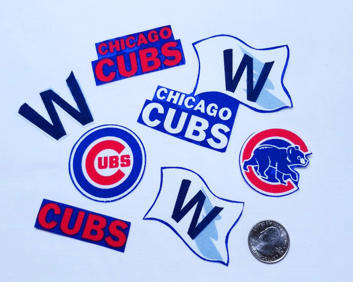 Chicago Cubs W Flag Cooperstown Vtg Ticket MLB Cotton Etsy