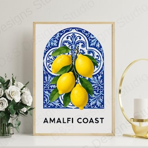 Amalfi Coast Wall Art Printable | Coastal Italy Digital Download | Travel Photography Print | Mediterranean Decor