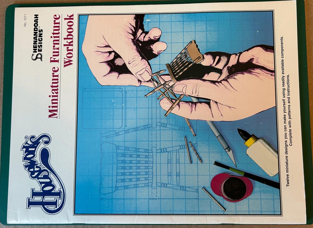 Shenandoah Designs Houseworks Miniature Furniture Workbook No1011. Etsy