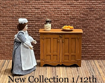 Pennsylvania Small Cupboard. Museum Quality. Handmade 1/12 scale. 08-112.