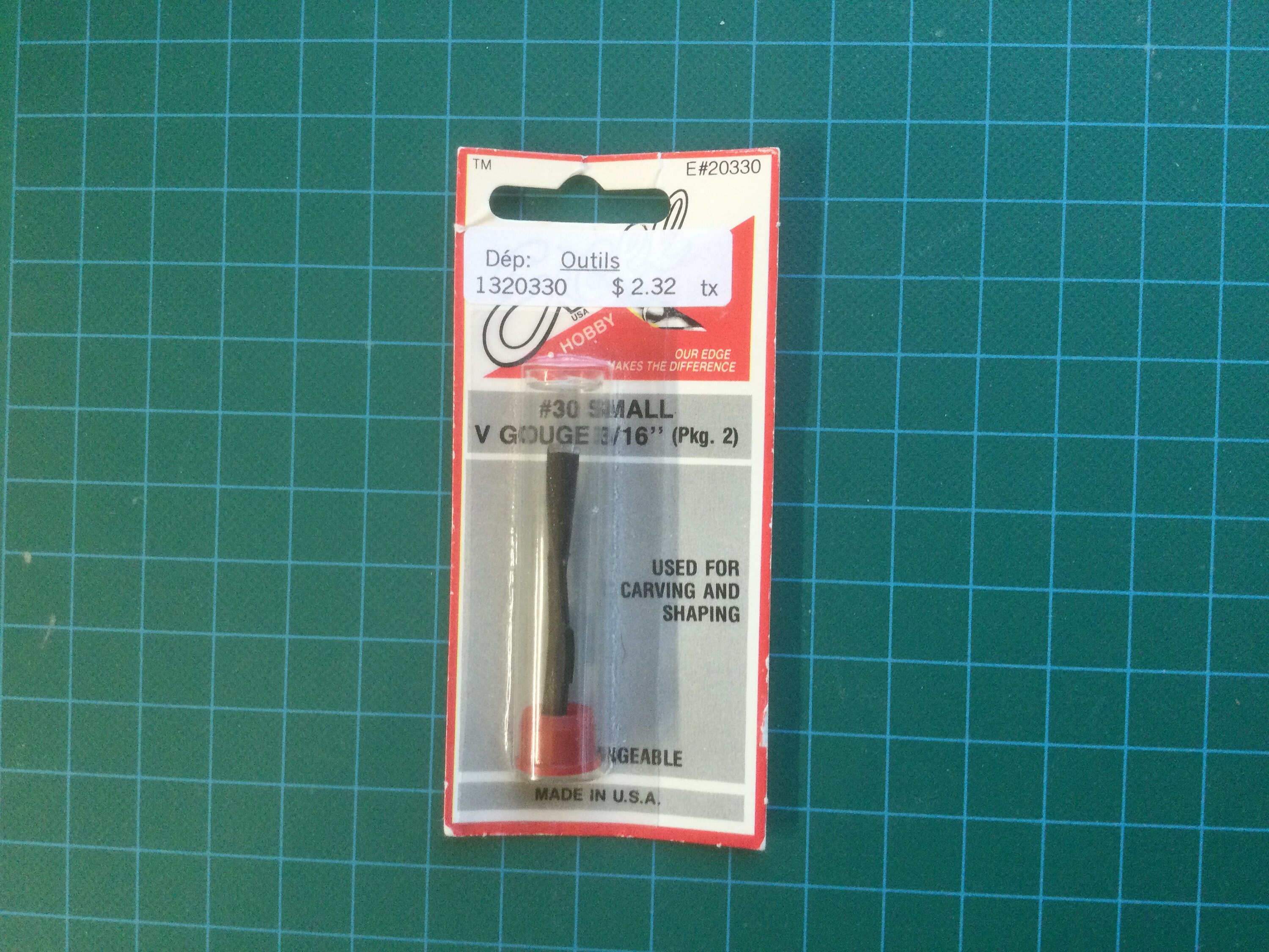 Replacement Carving Gouges. Vintage Item for Hobby. Excel Tools. 20310 ...