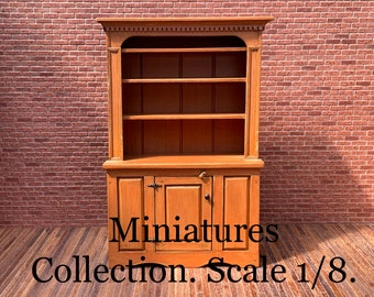 Museum Quality. No: 020. Handmade 1/8. Open Stepback Cupboard Series 2.