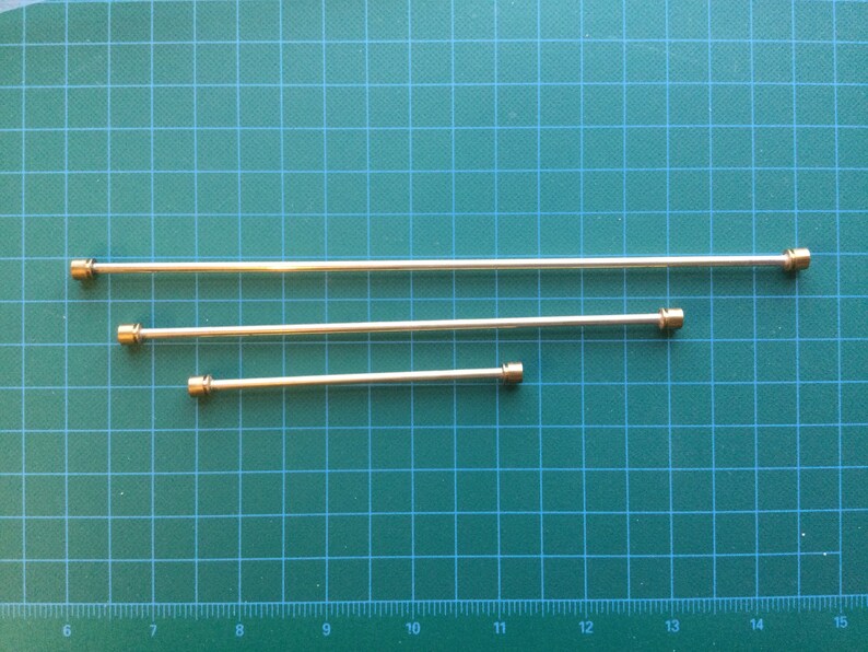 Solid Brass Curtain Rod With Fixings. Vintage Item 1/12. for Etsy