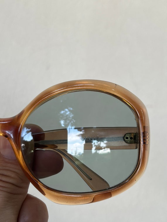Vintage Oversized Sunglasses - Gradient Lens - Wo… - image 2