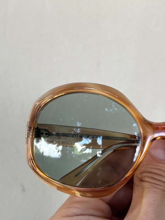 Vintage Oversized Sunglasses - Gradient Lens - Wo… - image 3