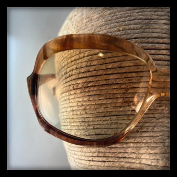 Vintage Oversized Sunglasses -  Translucent Frame… - image 2