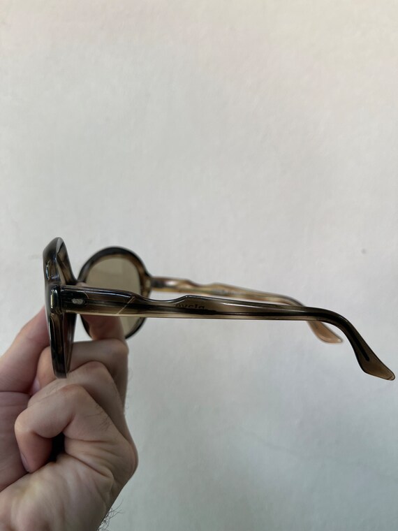 Vintage Oversized Sunglasses - Gradient Lens - Ne… - image 7