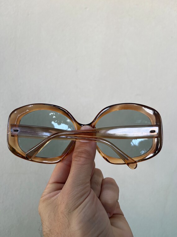 Vintage Oversized Sunglasses - Gradient Lens - Wo… - image 4
