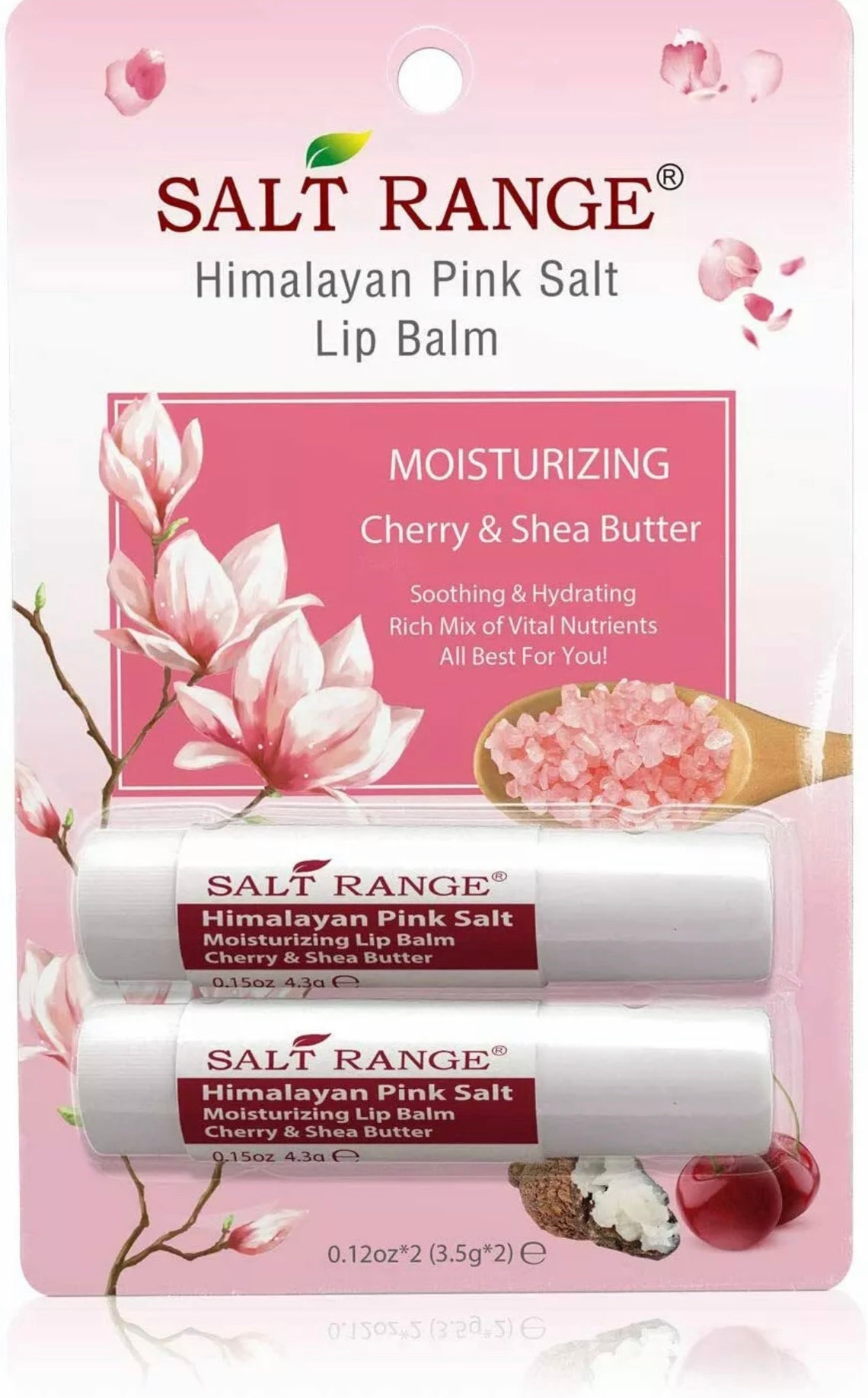Himalayan Pink Salt Lip Balm Soothing & Hydrating Rich Mix Etsy