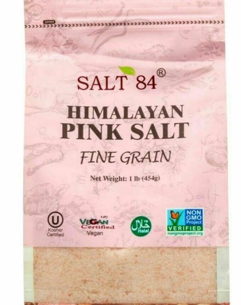 Colon Cleanse Himalayan Salt 84 Trace Minerals Halal Etsy