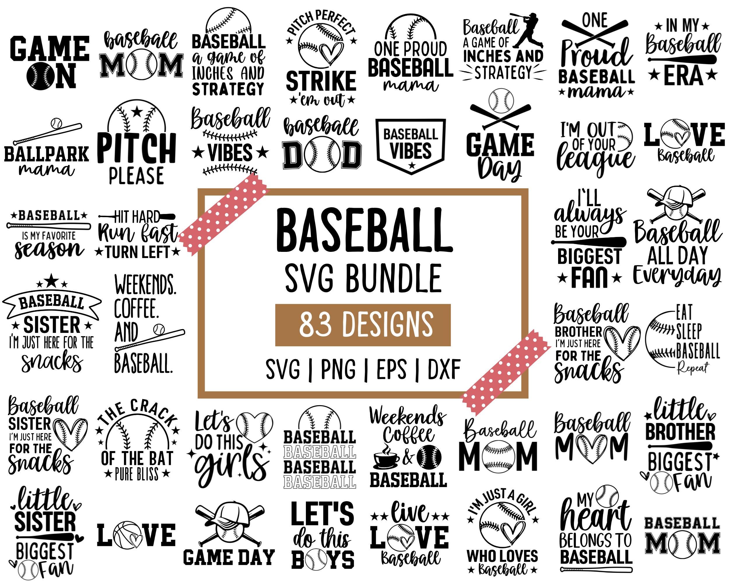 Baseball SVG Bundle: 83 Designs (digital Download) - Etsy