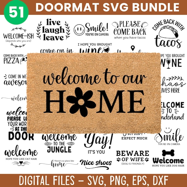 Welcome Mats Sayings - Etsy