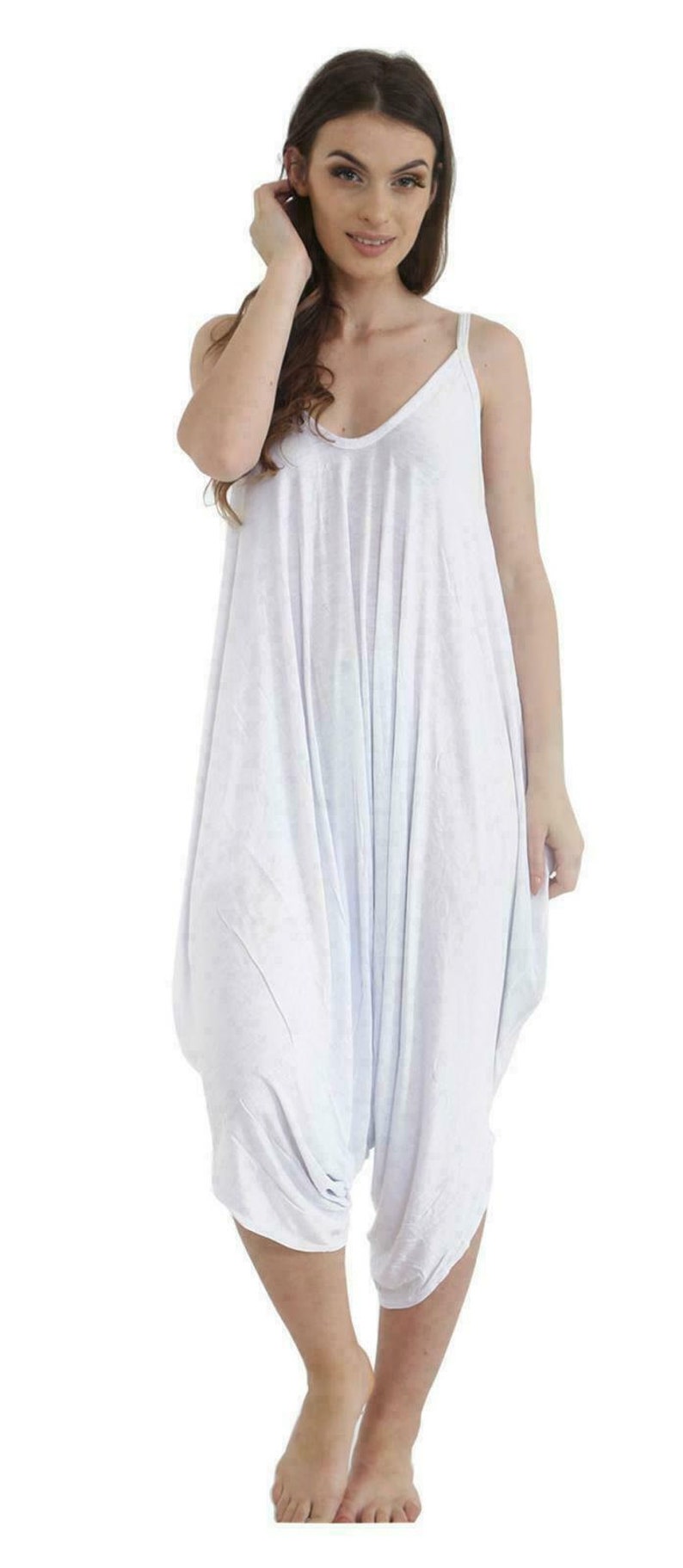 Womens Cami Harem Jumpsuit Lagenlook Romper All in One Ladies Etsy